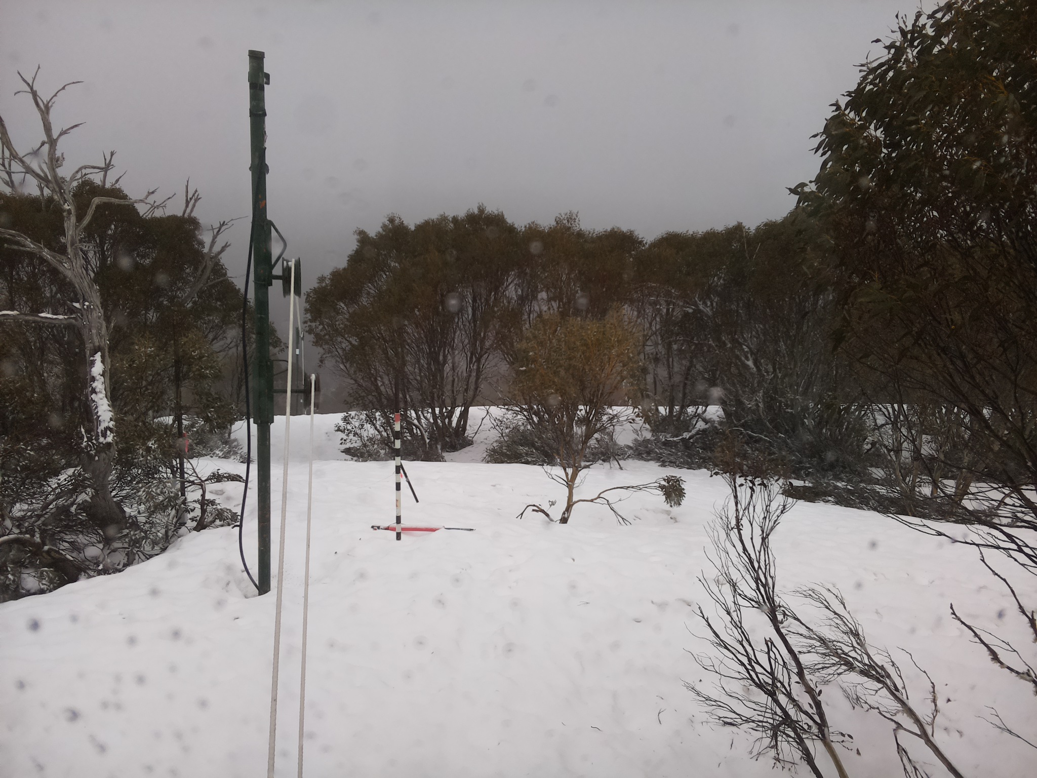 Bogong Web Cam 8:50am Wednesday 1st of October 2025