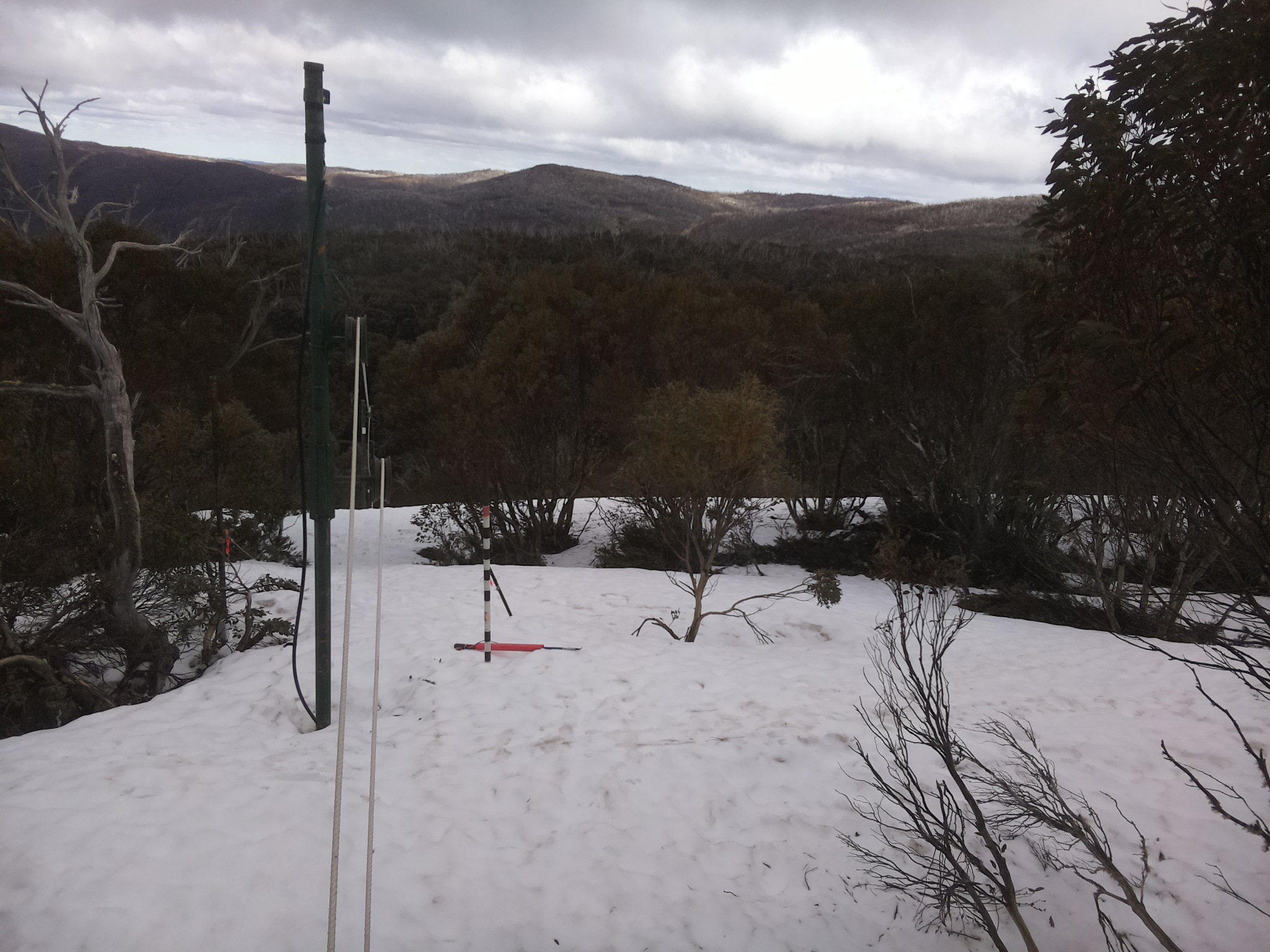 Bogong Web Cam 1:20pm Wednesday 1st of October 2025