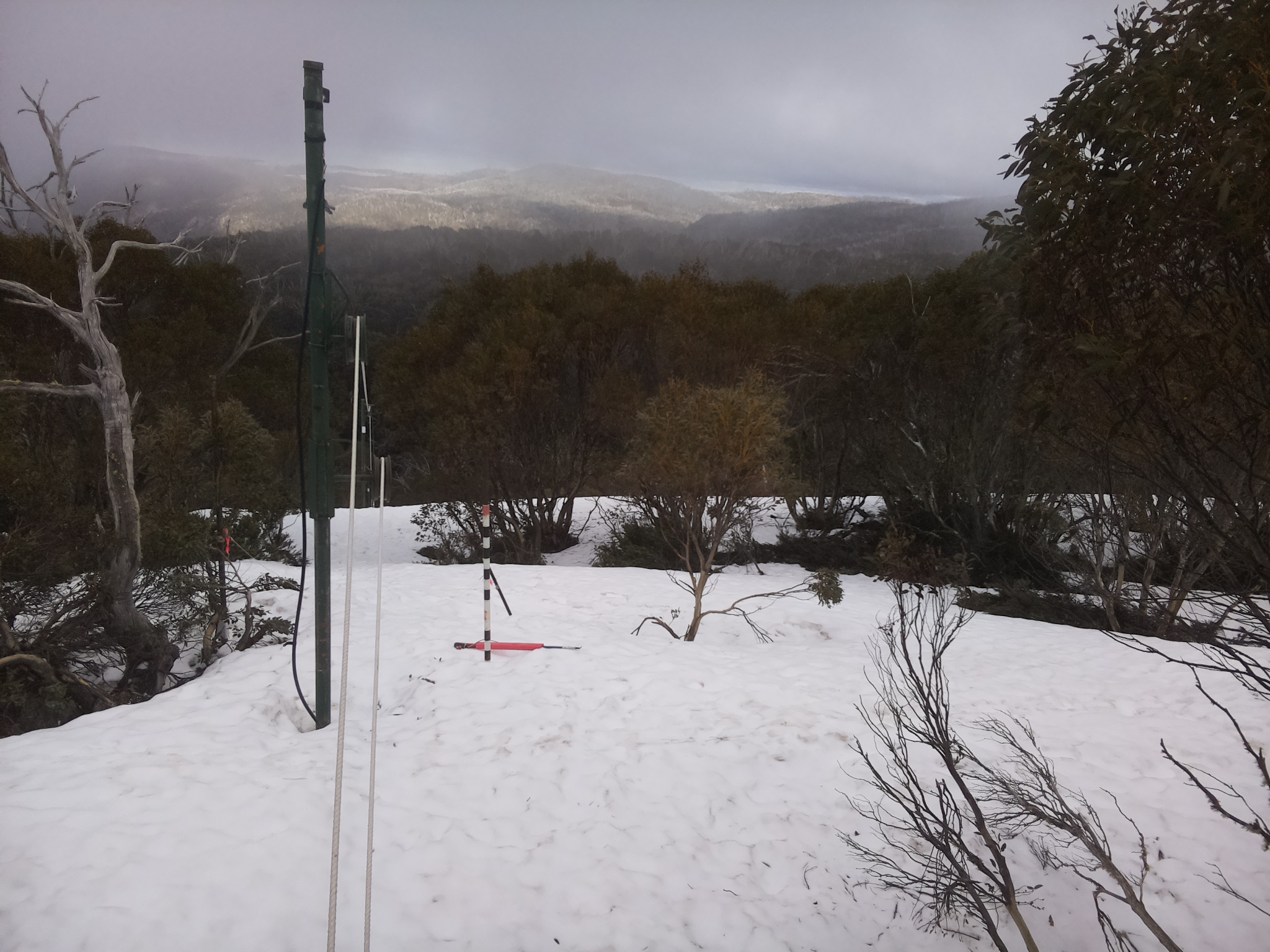 Bogong Web Cam 2:50pm Wednesday 1st of October 2025