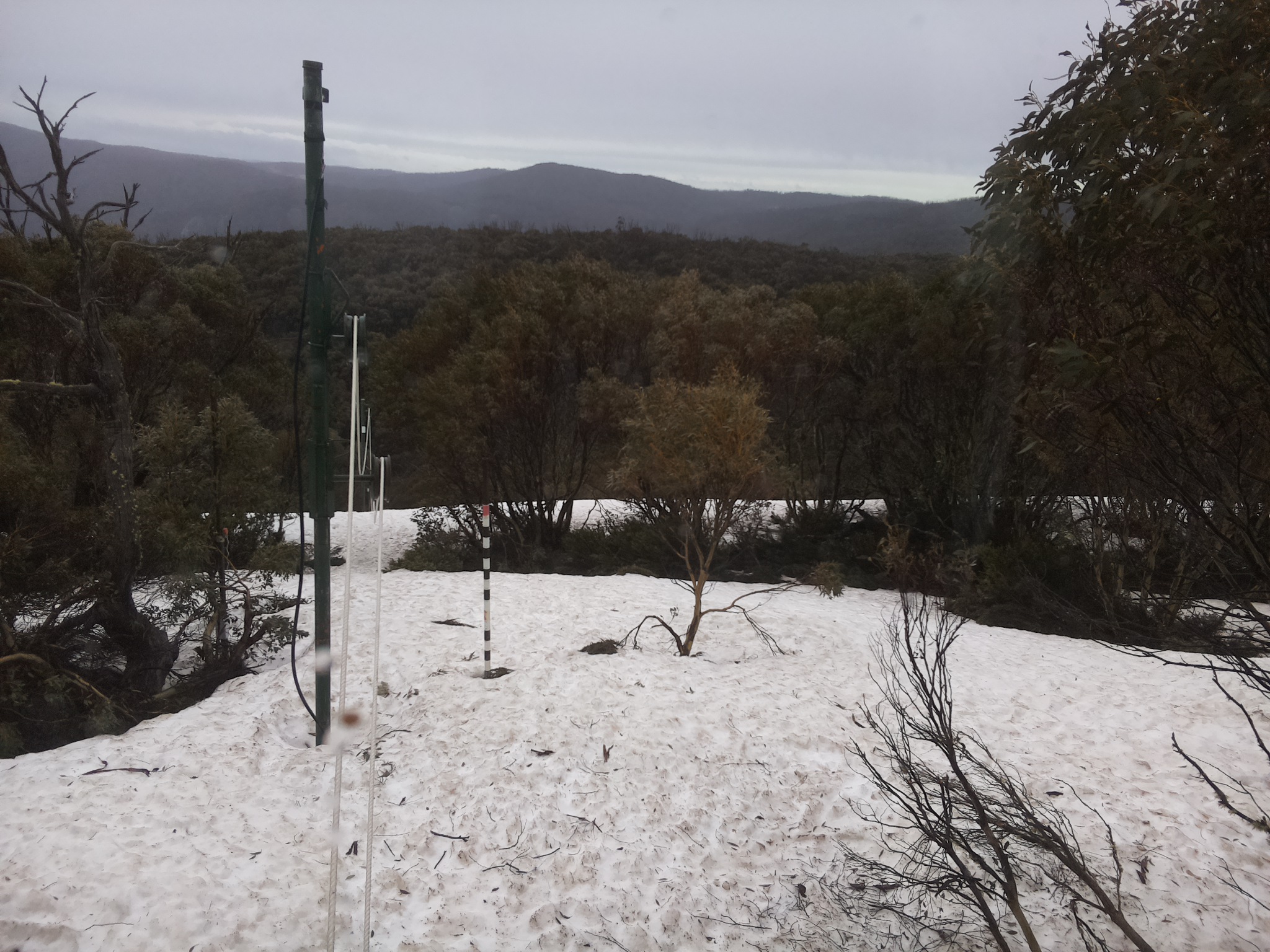 Bogong Web Cam 8:20am Monday 6th of October 2025