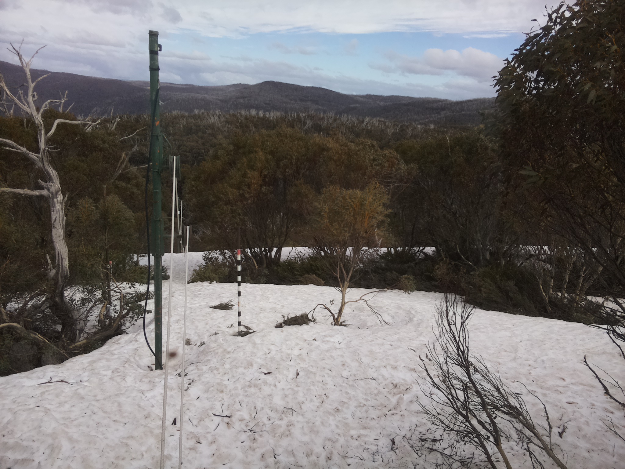 Bogong Web Cam 4:40pm Monday 6th of October 2025