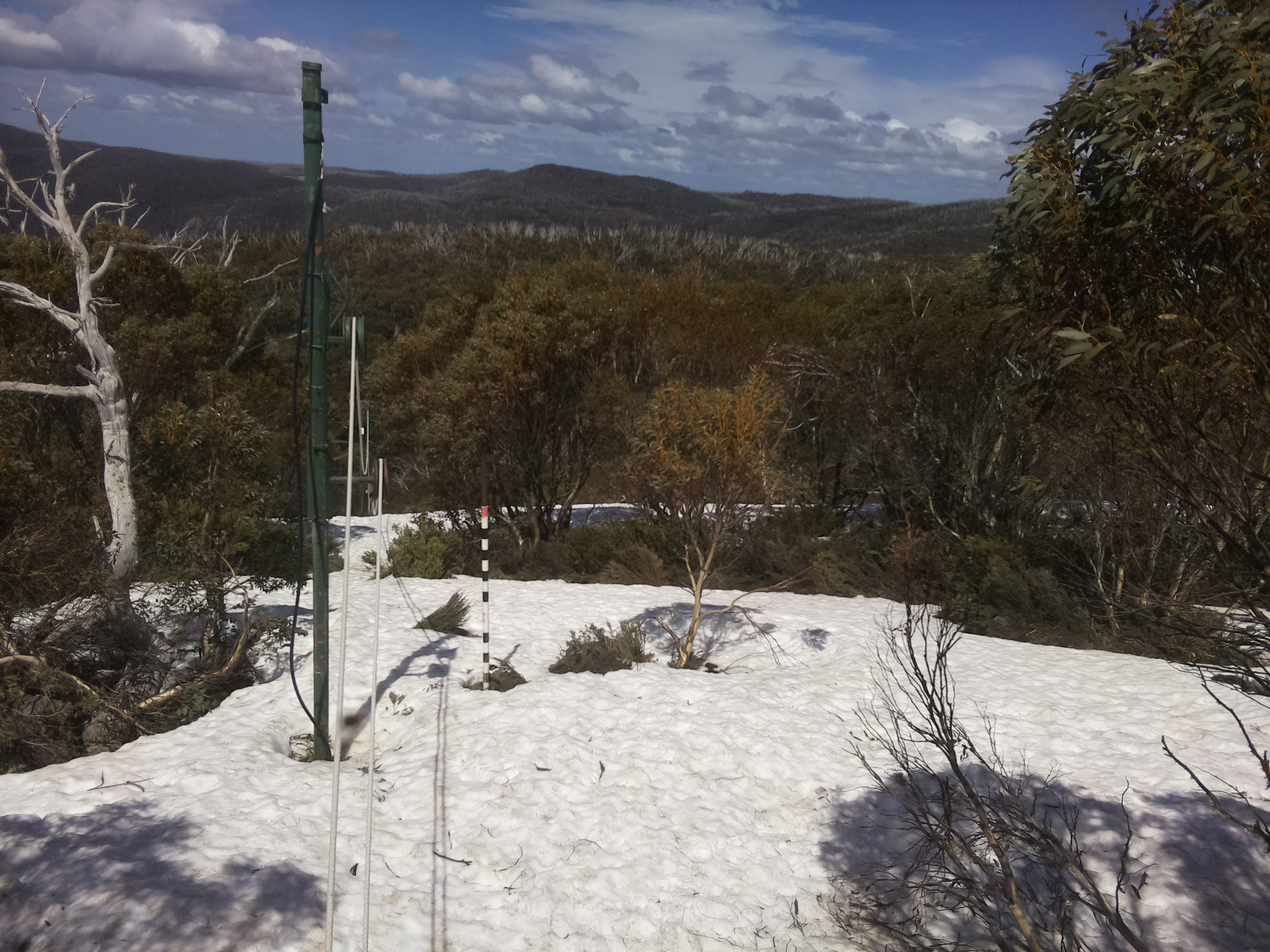 Bogong Web Cam 1:20pm Wednesday 8th of October 2025