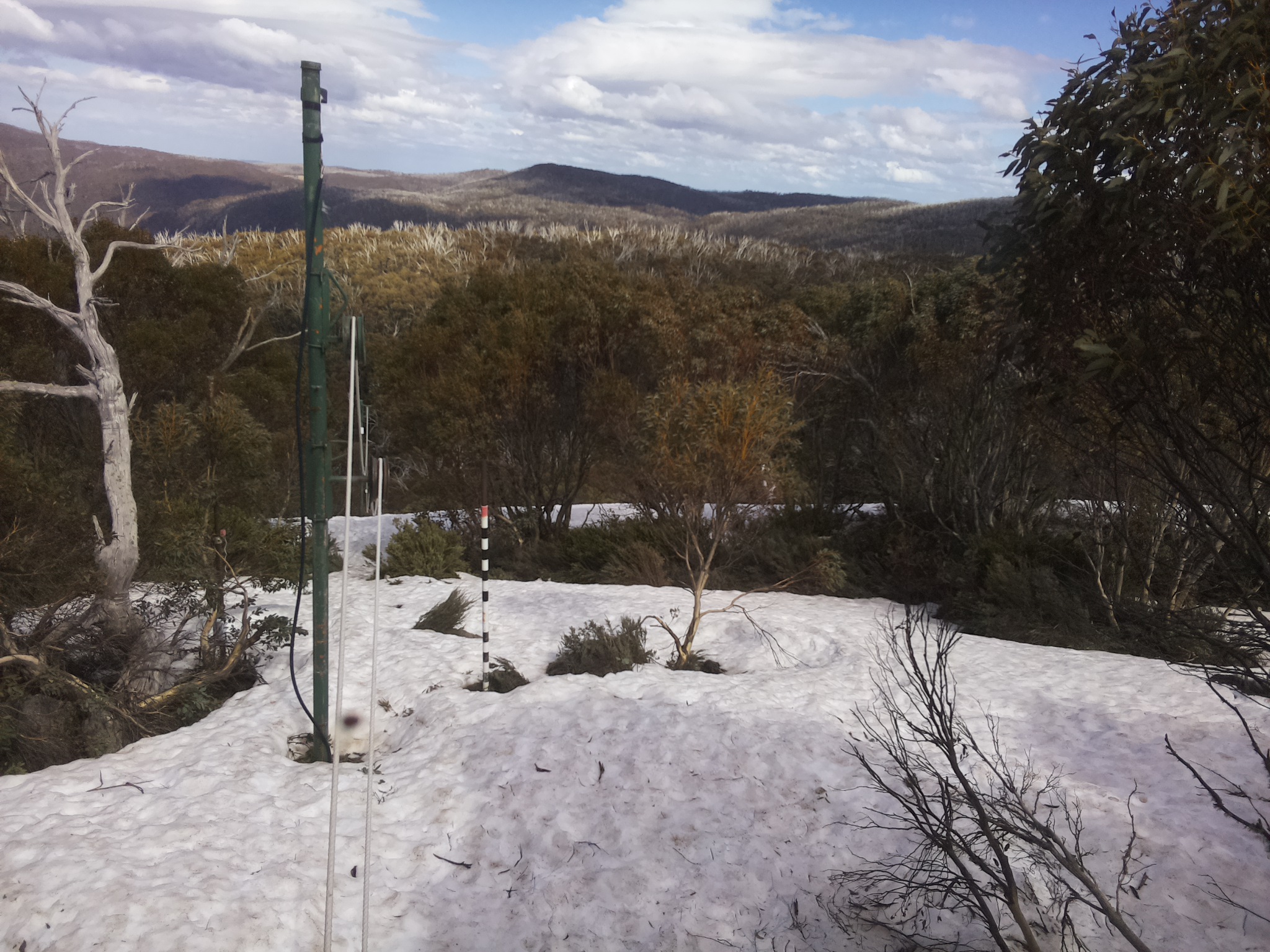 Bogong Web Cam 3:10pm Wednesday 8th of October 2025