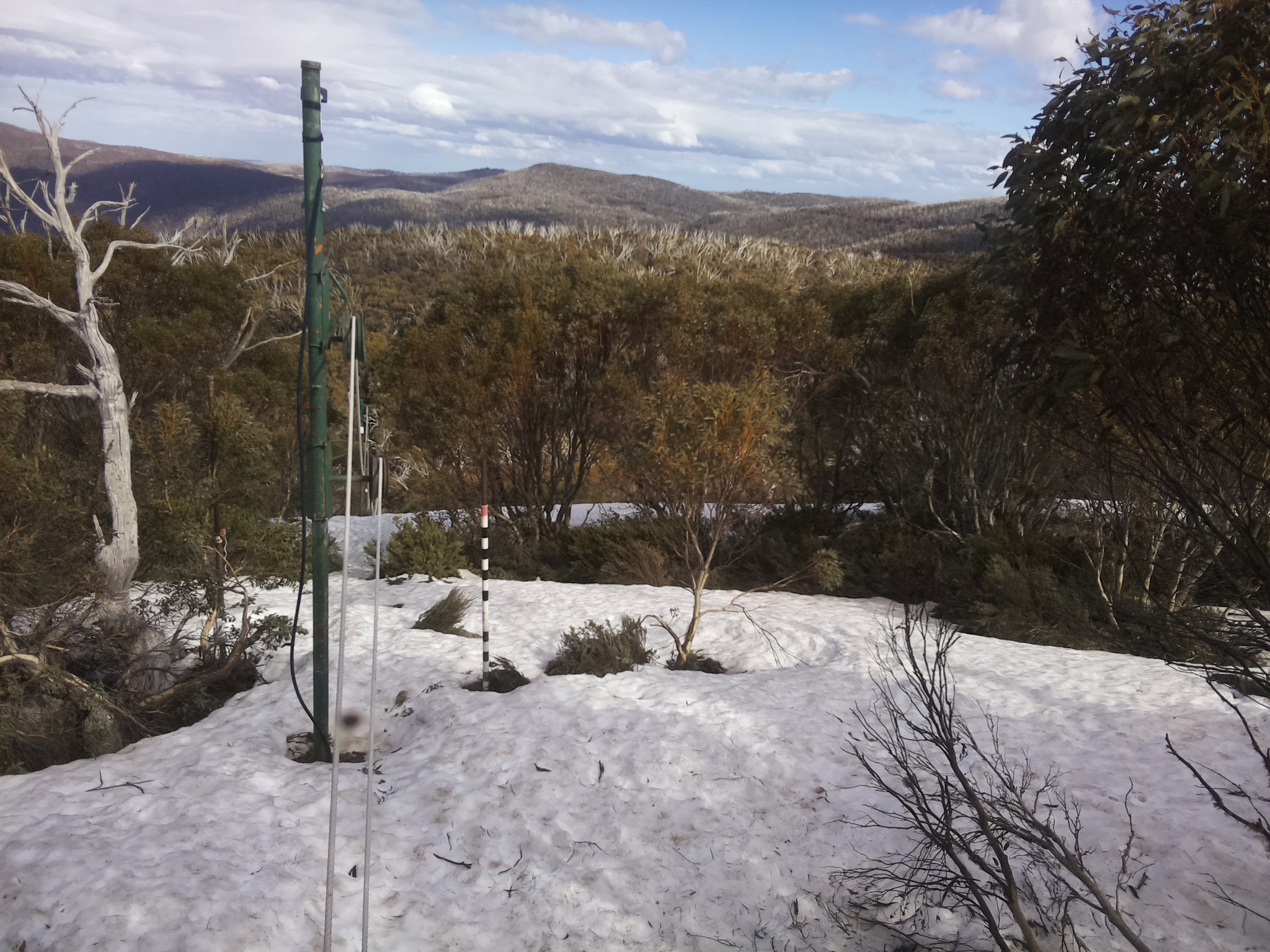 Bogong Web Cam 4:20pm Wednesday 8th of October 2025