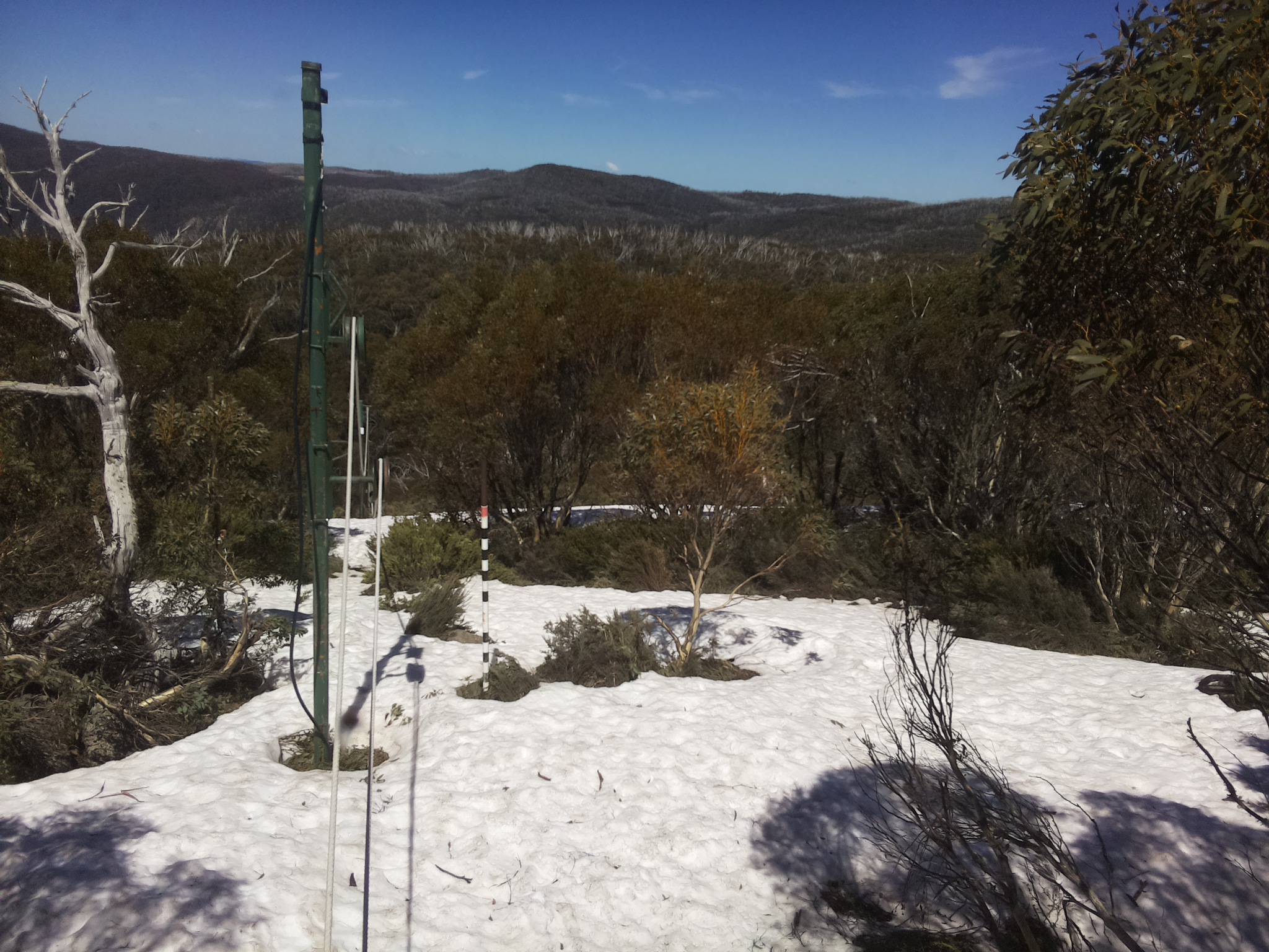 Bogong Web Cam 1:40pm Thursday 9th of October 2025