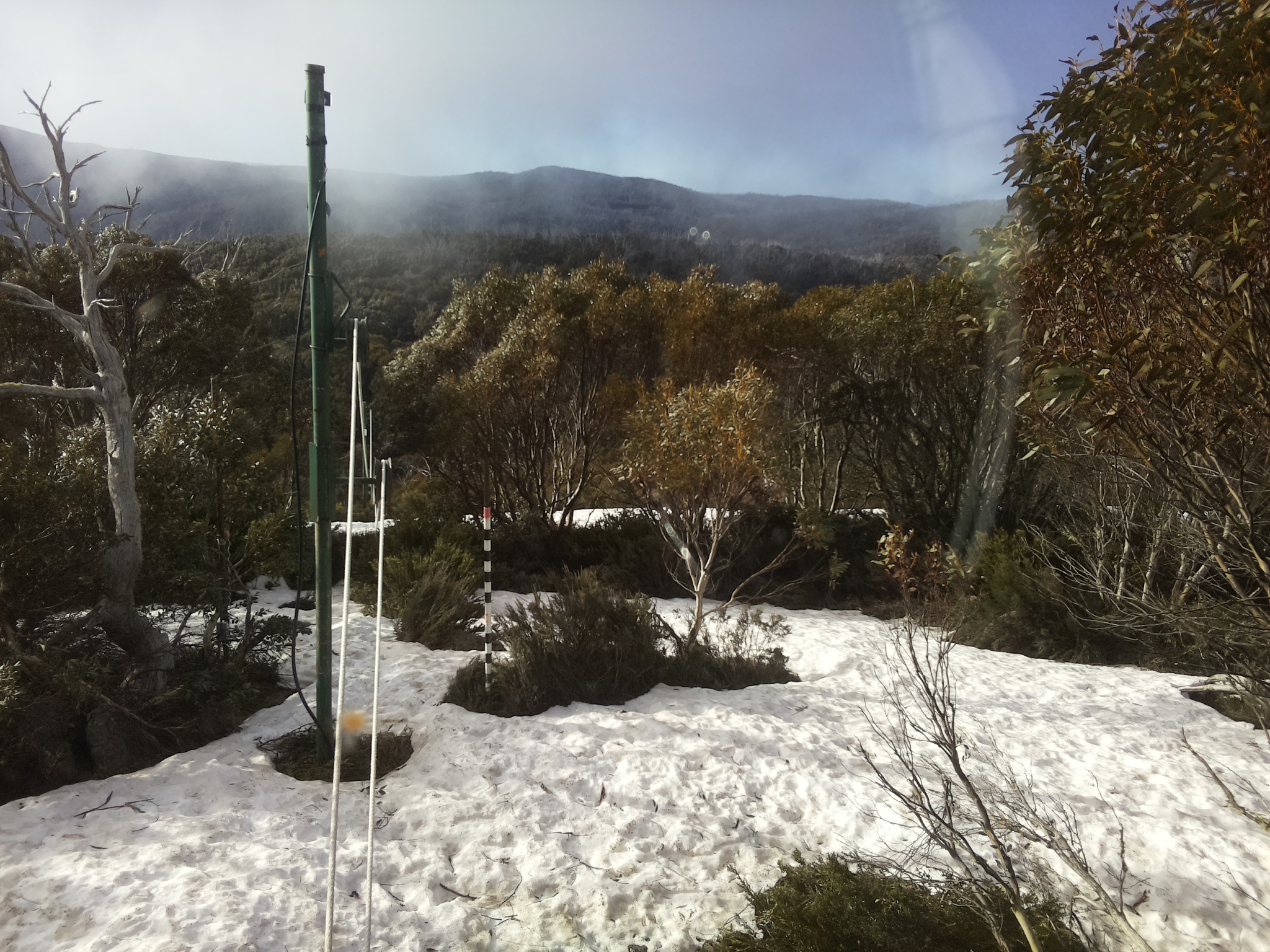 Bogong Web Cam 8:10am Saturday 11th of October 2025