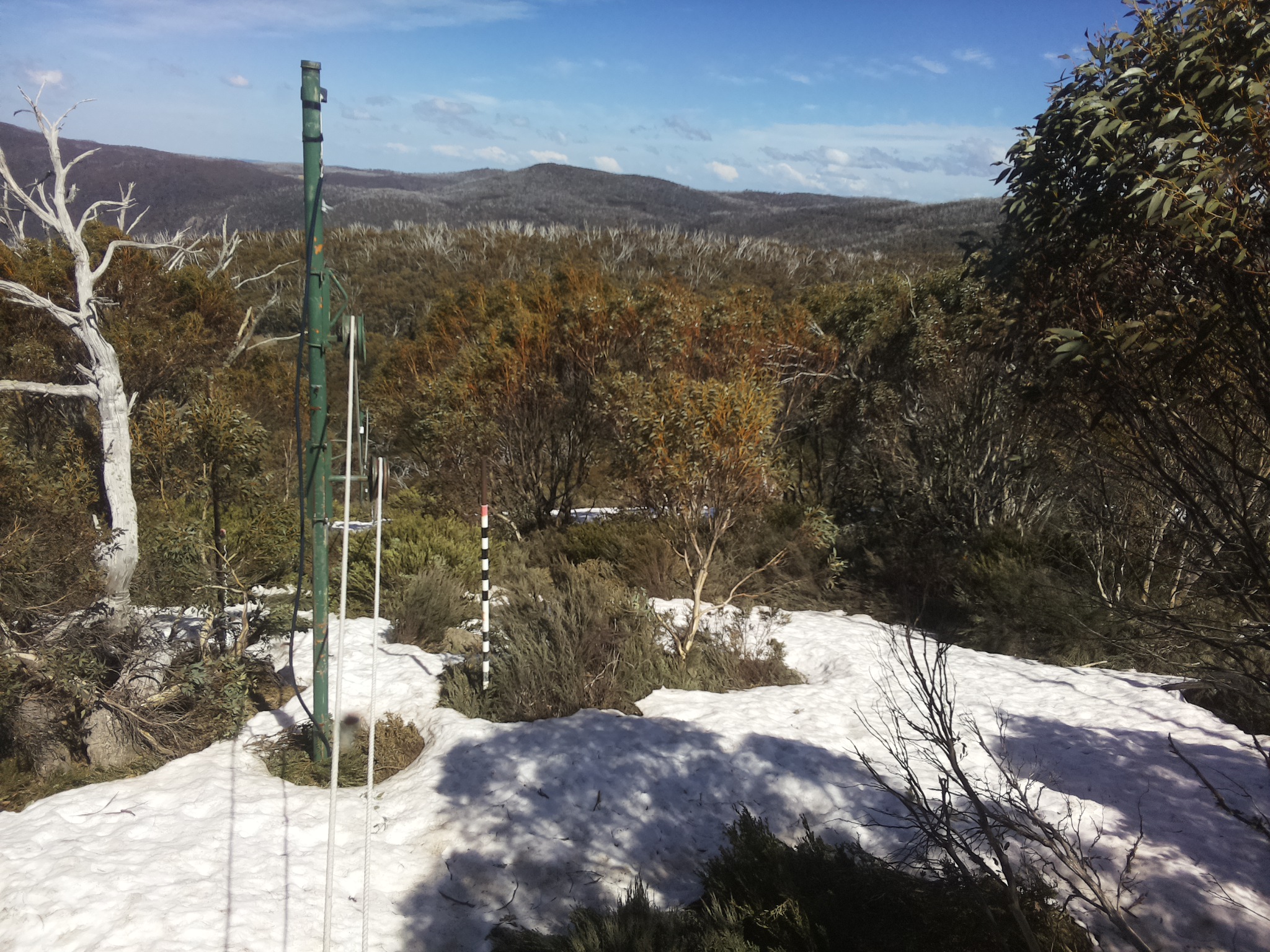 Bogong Web Cam 3:10pm Saturday 11th of October 2025