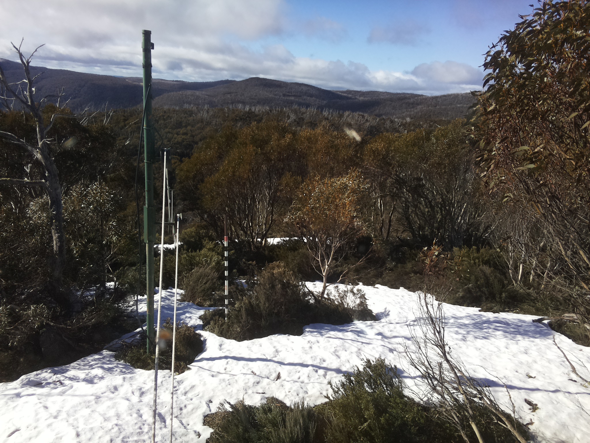 Bogong Web Cam 9:10am Monday 13th of October 2025