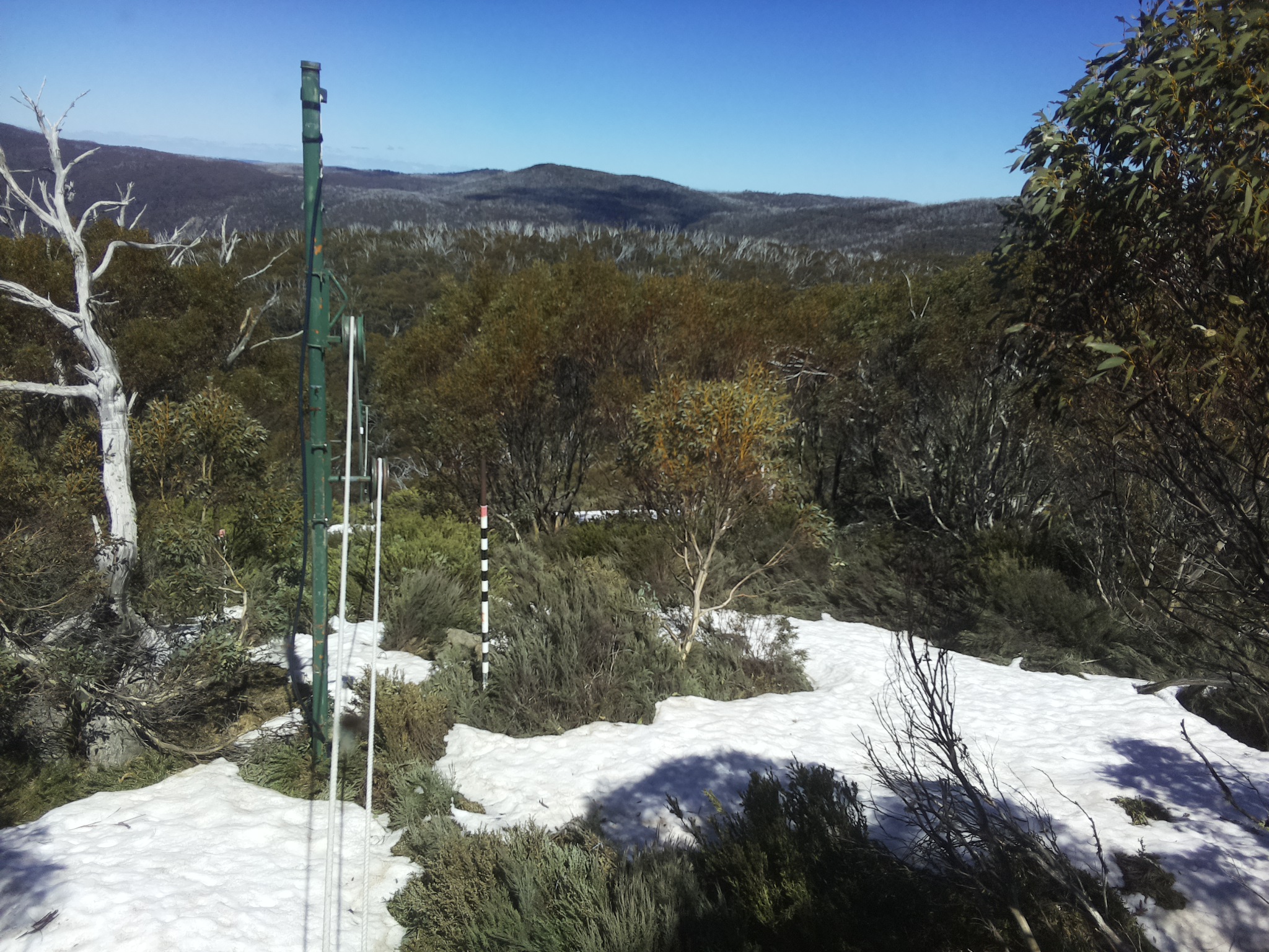 Bogong Web Cam 2:30pm Monday 13th of October 2025