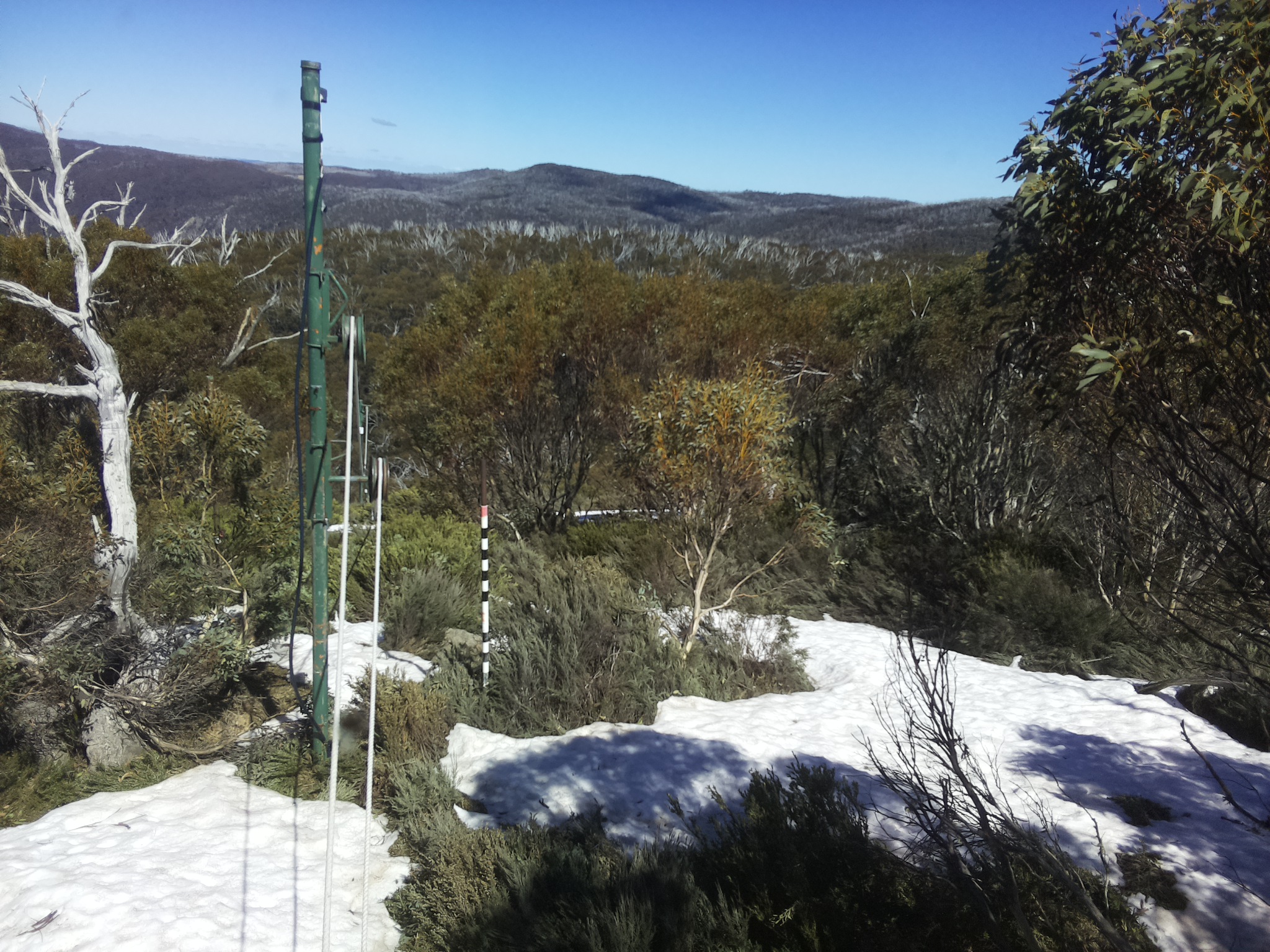 Bogong Web Cam 3:00pm Monday 13th of October 2025