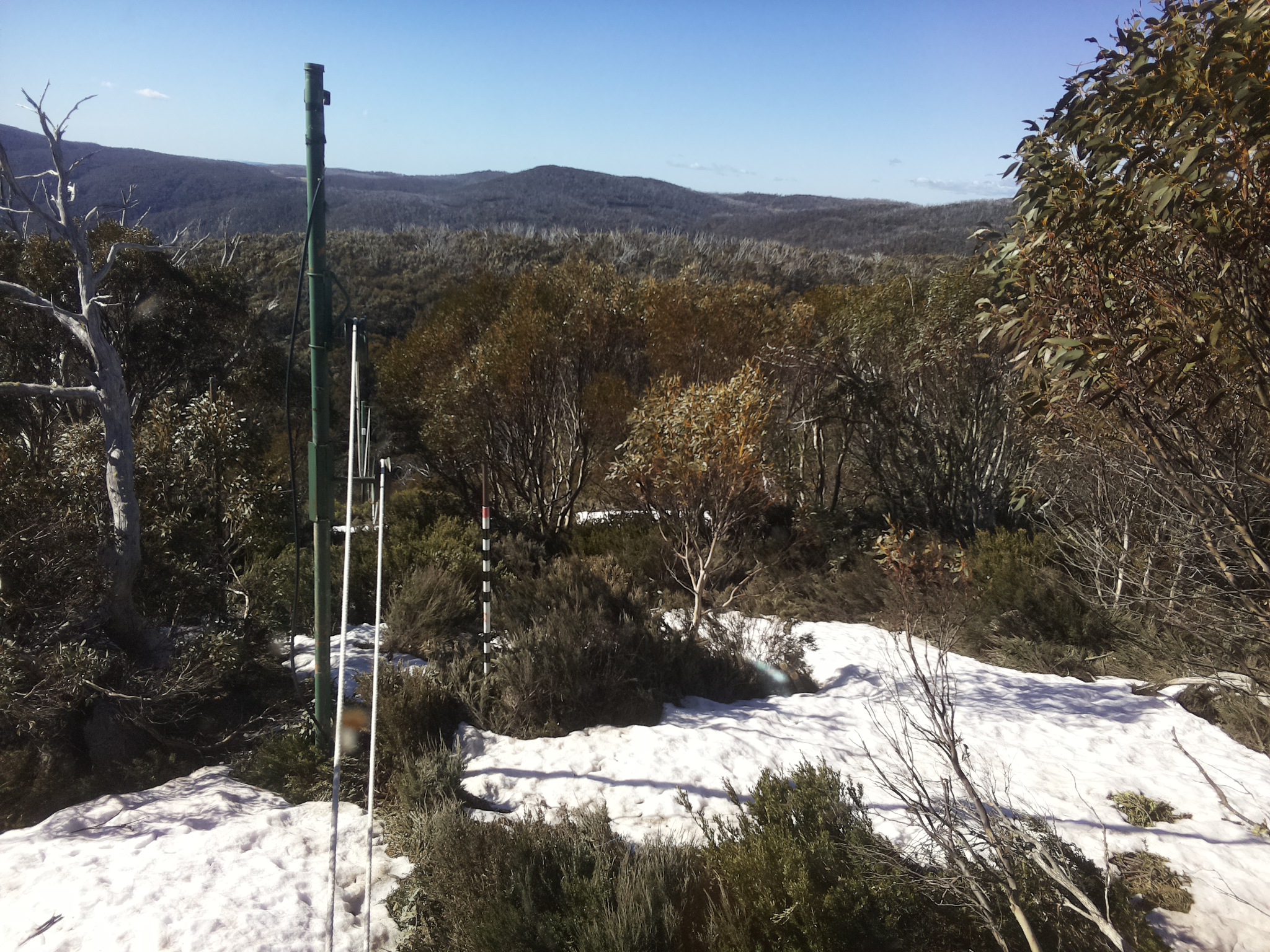 Bogong Web Cam 9:20am Tuesday 14th of October 2025