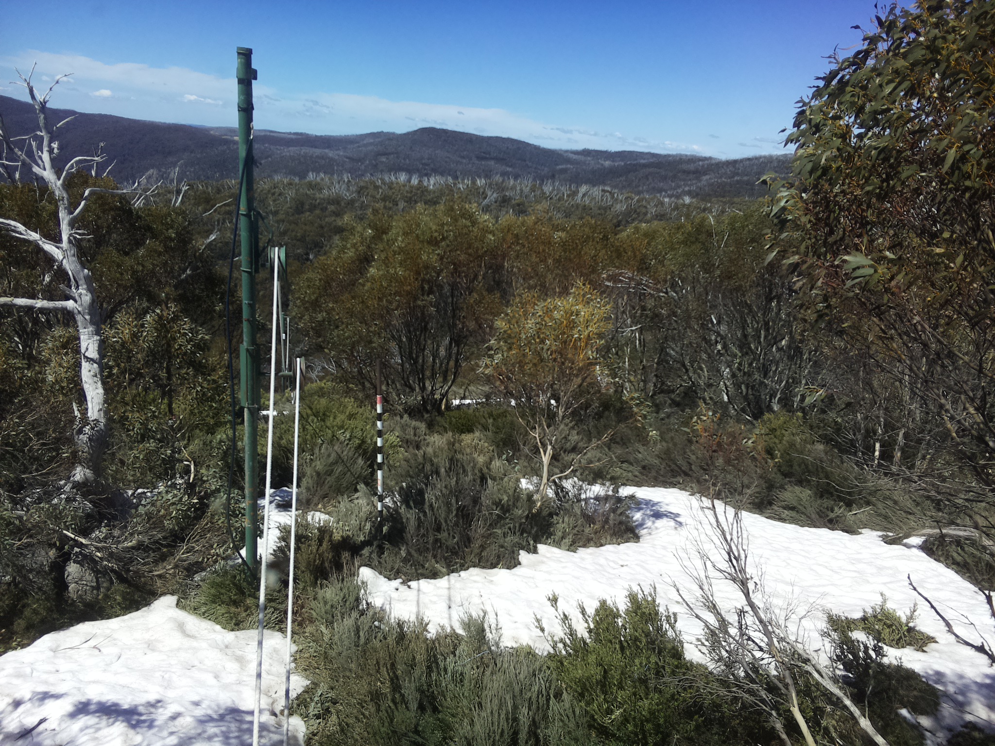 Bogong Web Cam 12:00pm Tuesday 14th of October 2025