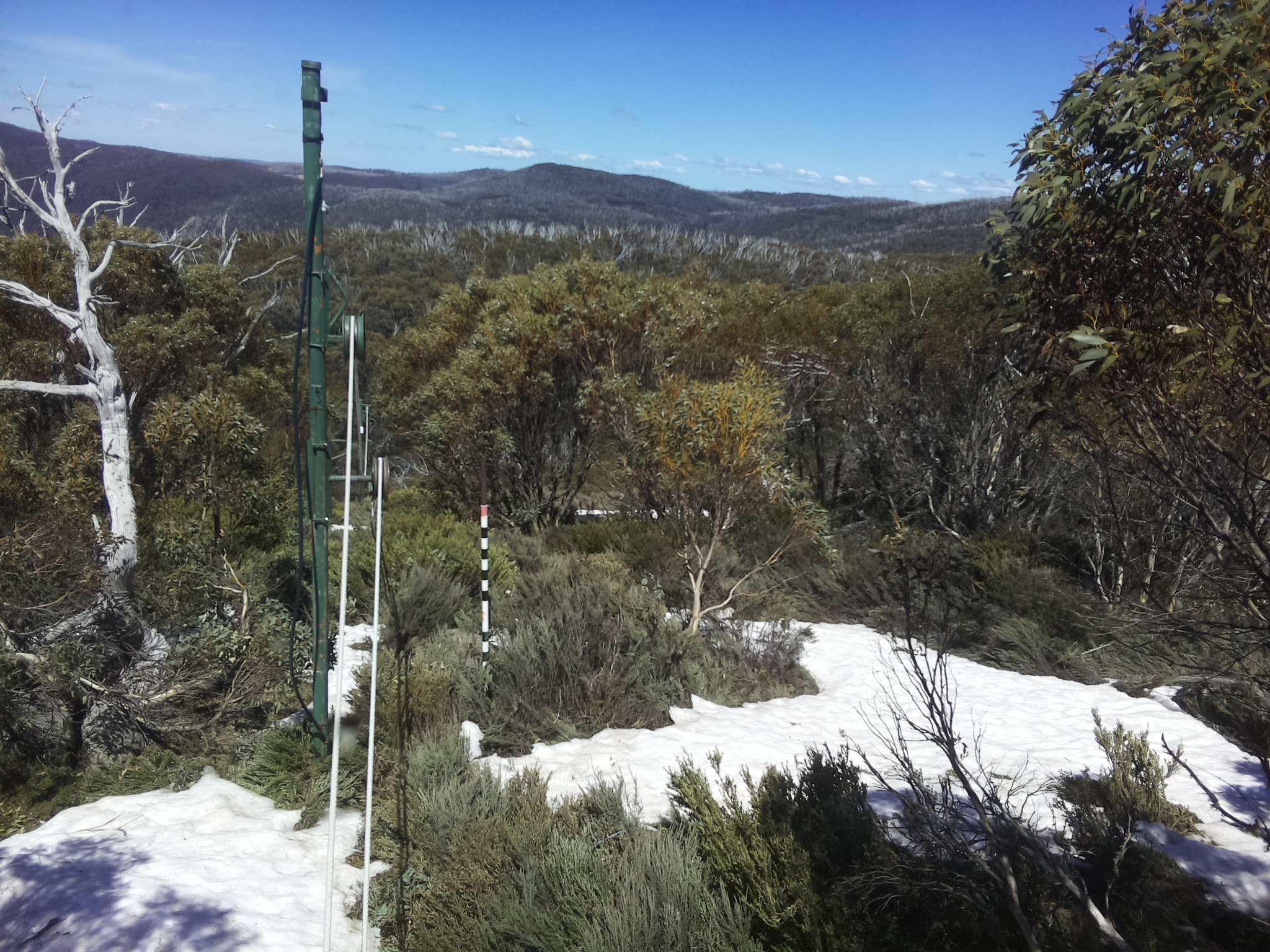 Bogong Web Cam 1:40pm Tuesday 14th of October 2025