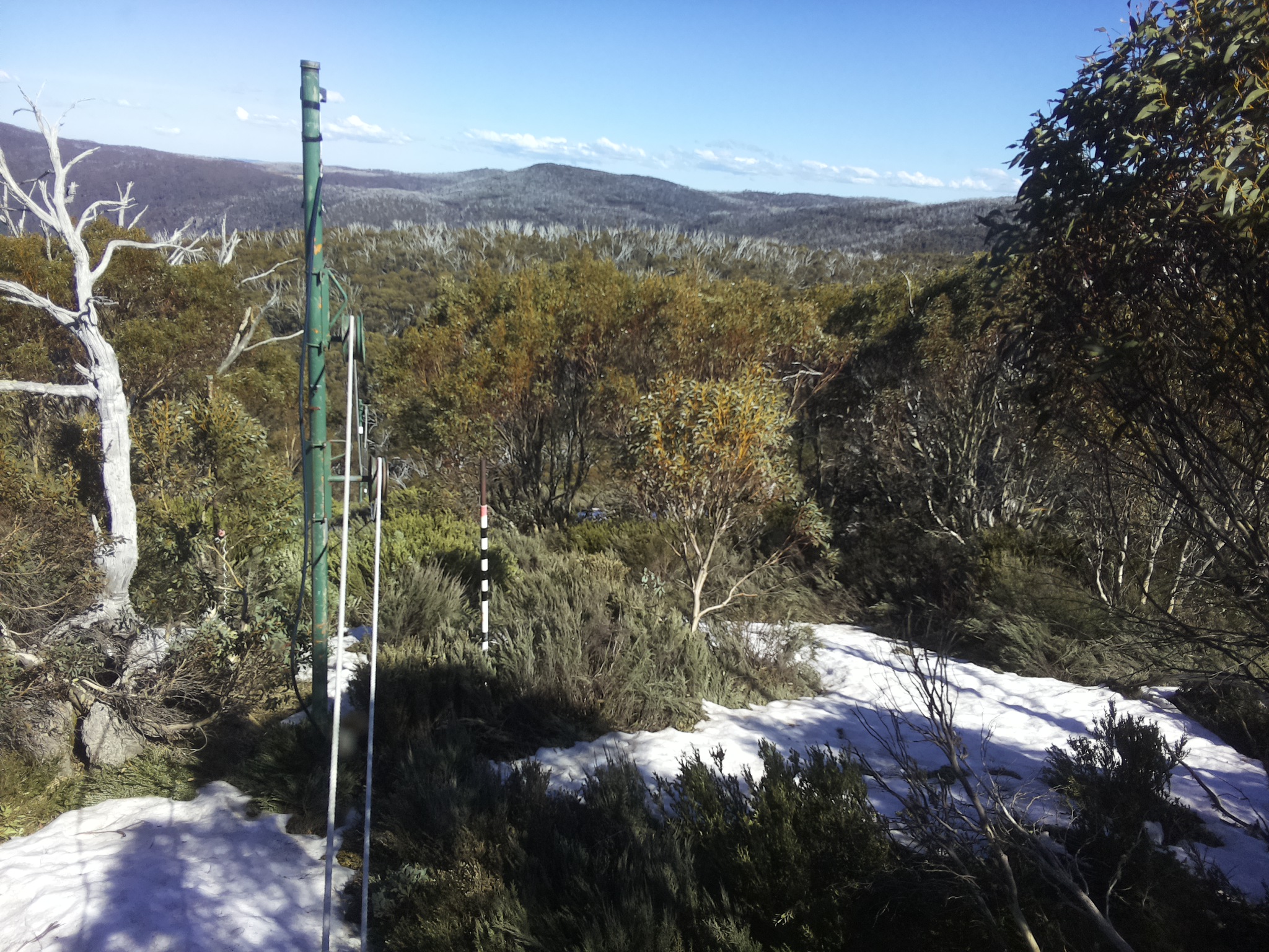 Bogong Web Cam 4:00pm Tuesday 14th of October 2025