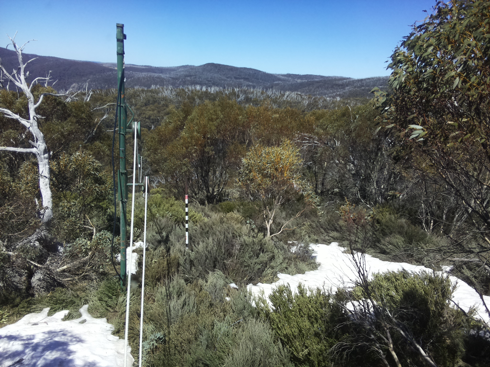 Bogong Web Cam 1:10pm Wednesday 15th of October 2025