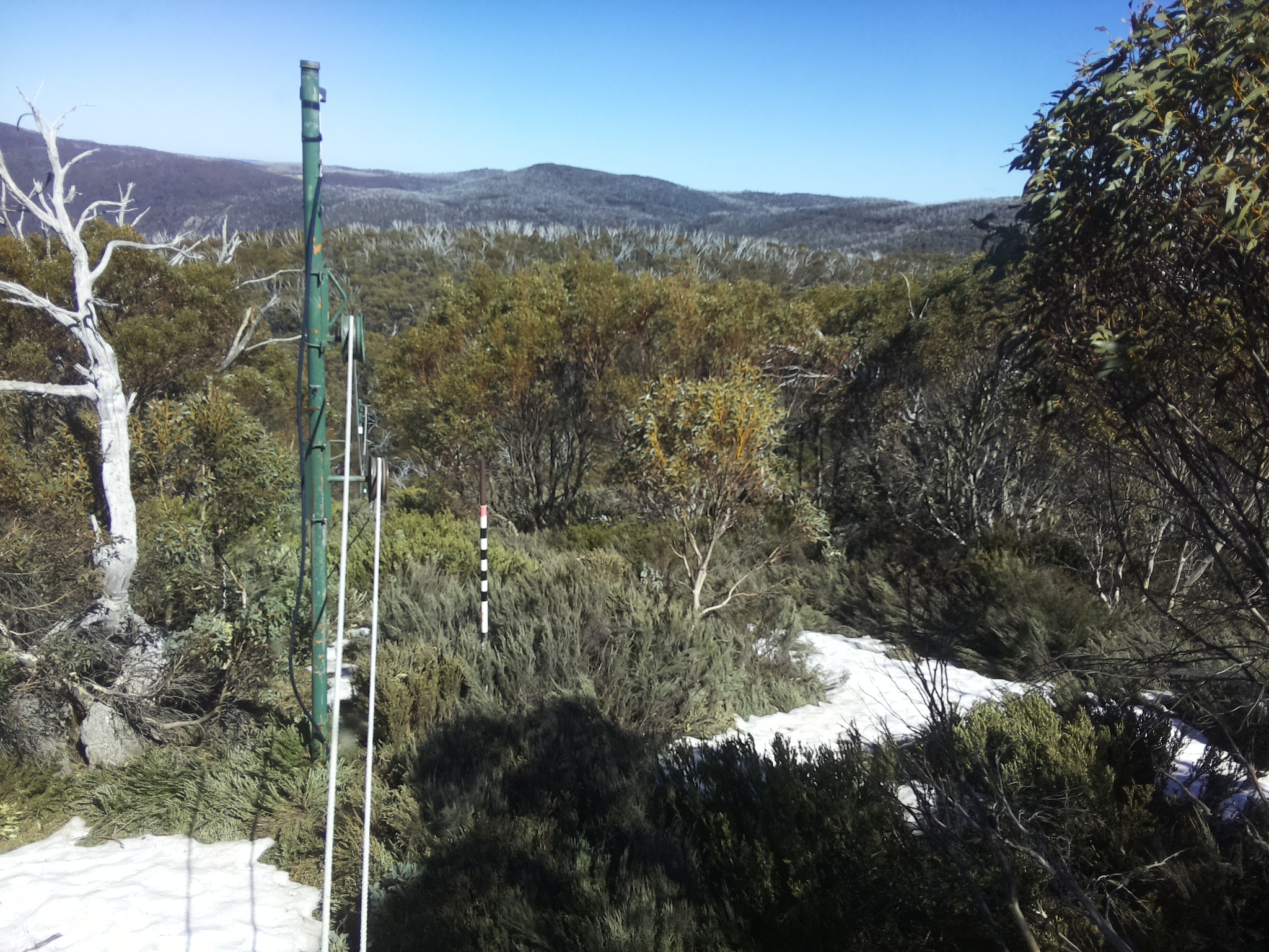 Bogong Web Cam 3:20pm Wednesday 15th of October 2025