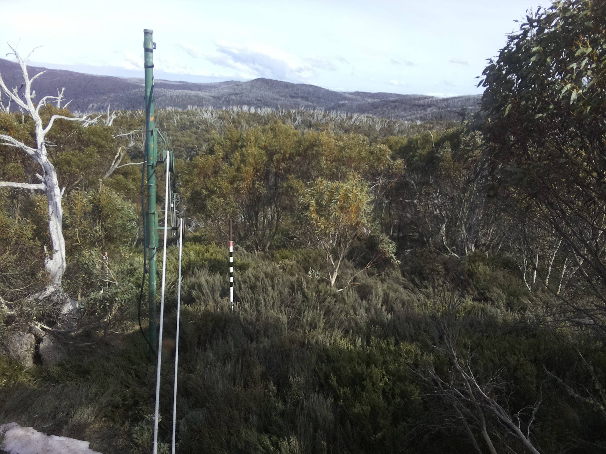 Bogong Web Cam 4:20pm Friday 17th of October 2025