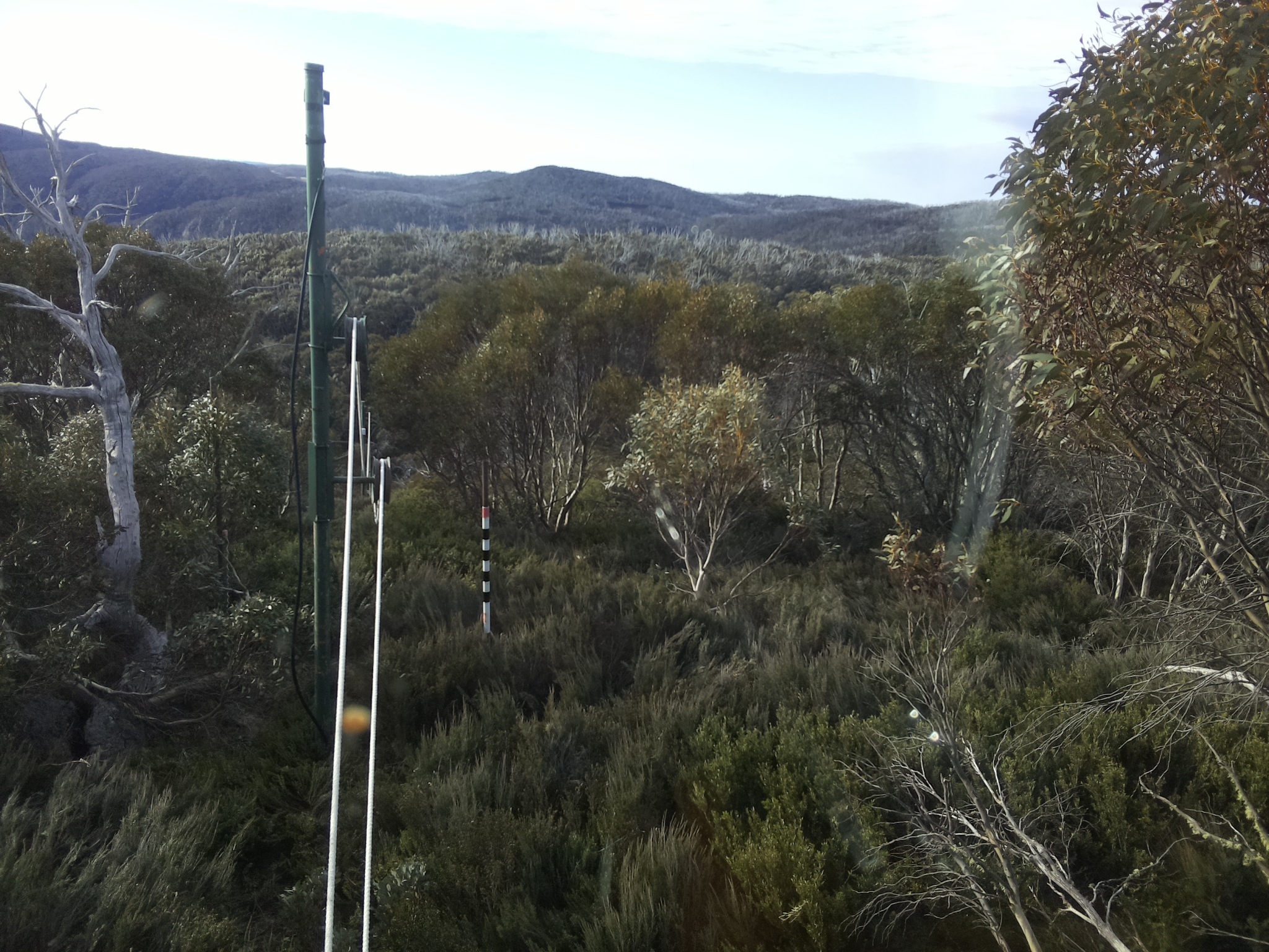 Bogong Web Cam 8:00am Sunday 19th of October 2025
