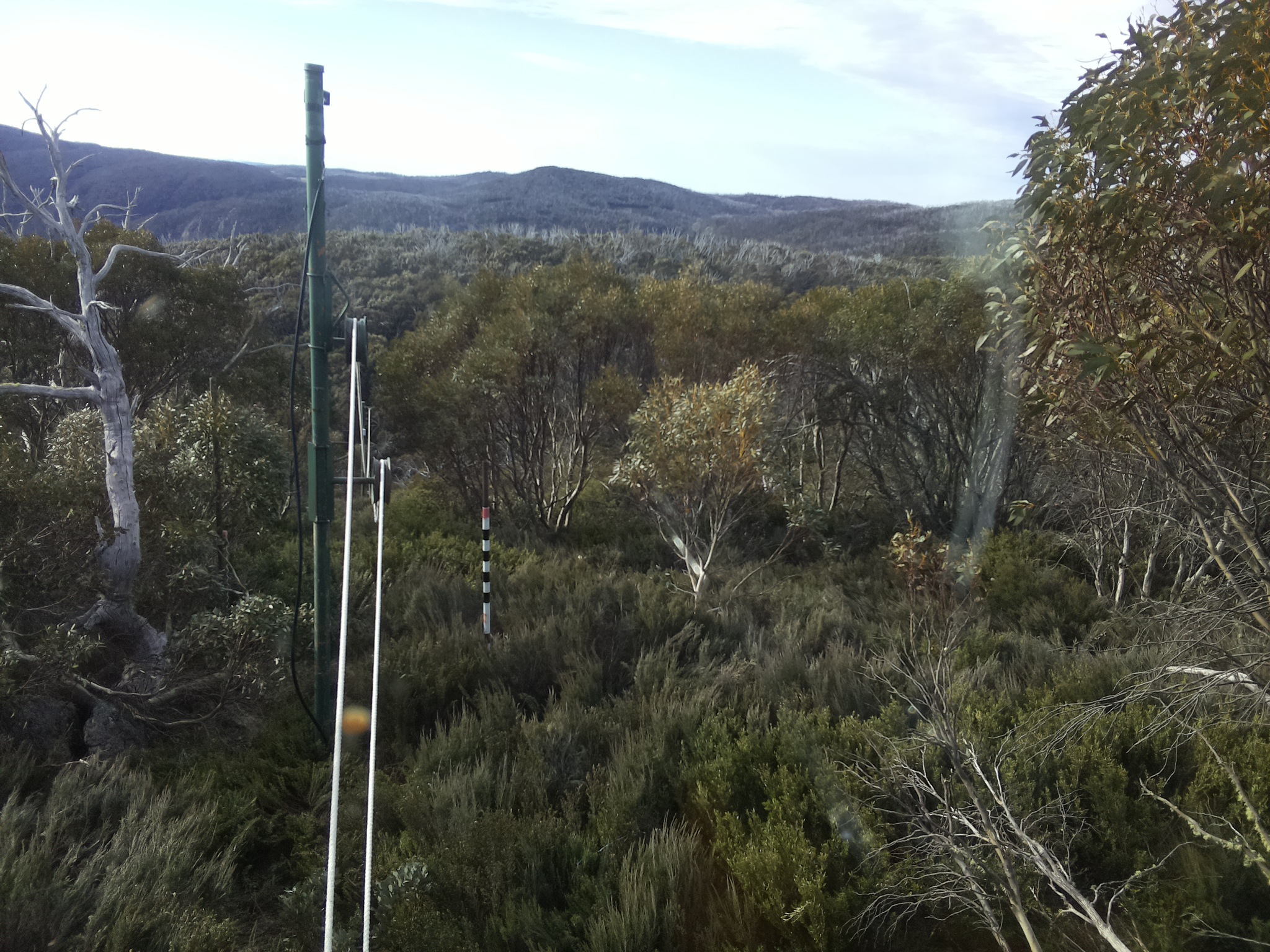 Bogong Web Cam 8:20am Sunday 19th of October 2025
