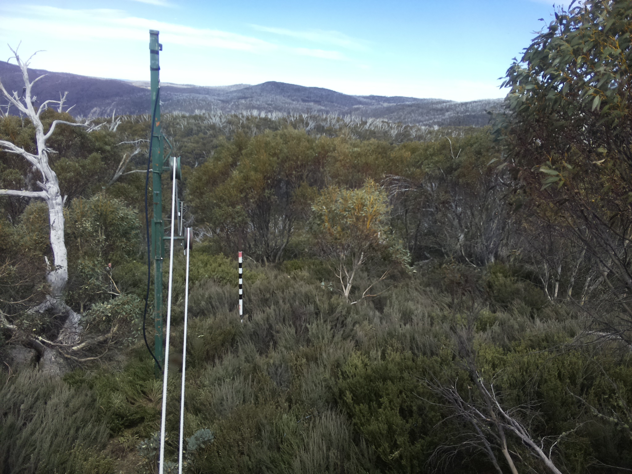 Bogong Web Cam 2:10pm Tuesday 21st of October 2025