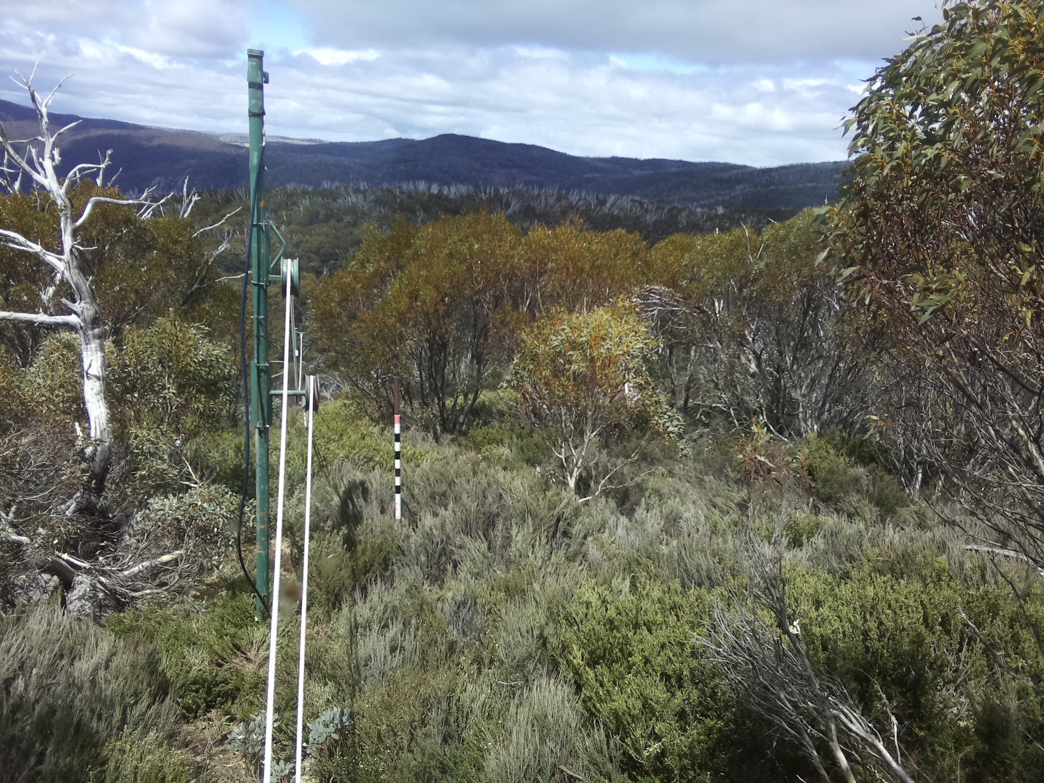 Bogong Web Cam 1:00pm Monday 27th of October 2025